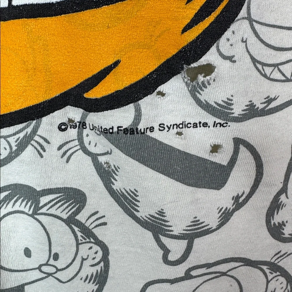 Vintage Garfield Cat AOP Tshirt Sun Tag XL - Picture 4 of 15